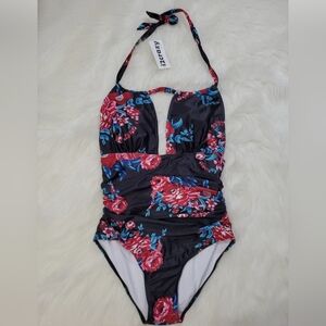 i2Crazy Floral Monokini Swimsuit Small A48